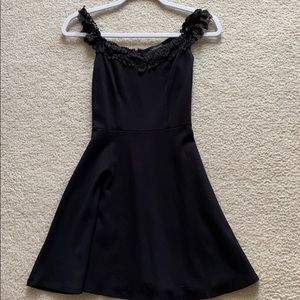 Black minidress